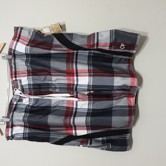 New OP  men's SunGard half elastic waistband casual short in size 3XL - Picture 1 of 10